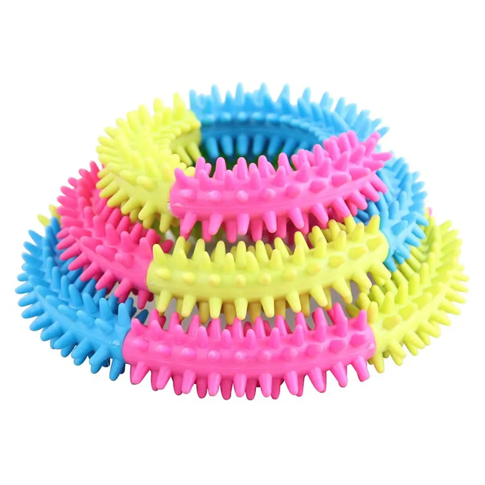 Hundleksak Rainbow World Ring Ø11cm