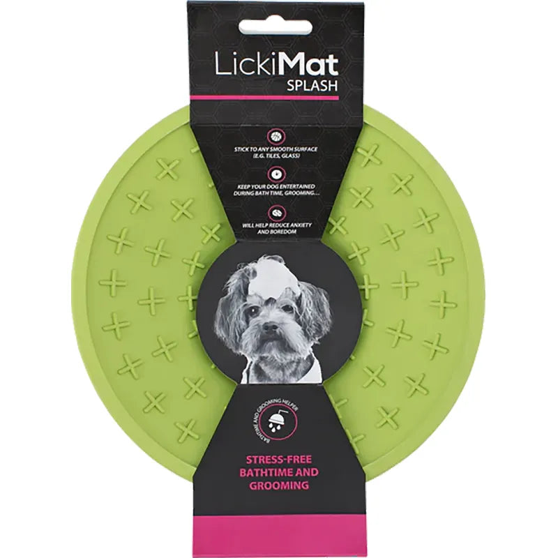 Hundskål Lickimat Splash Grön 19cm