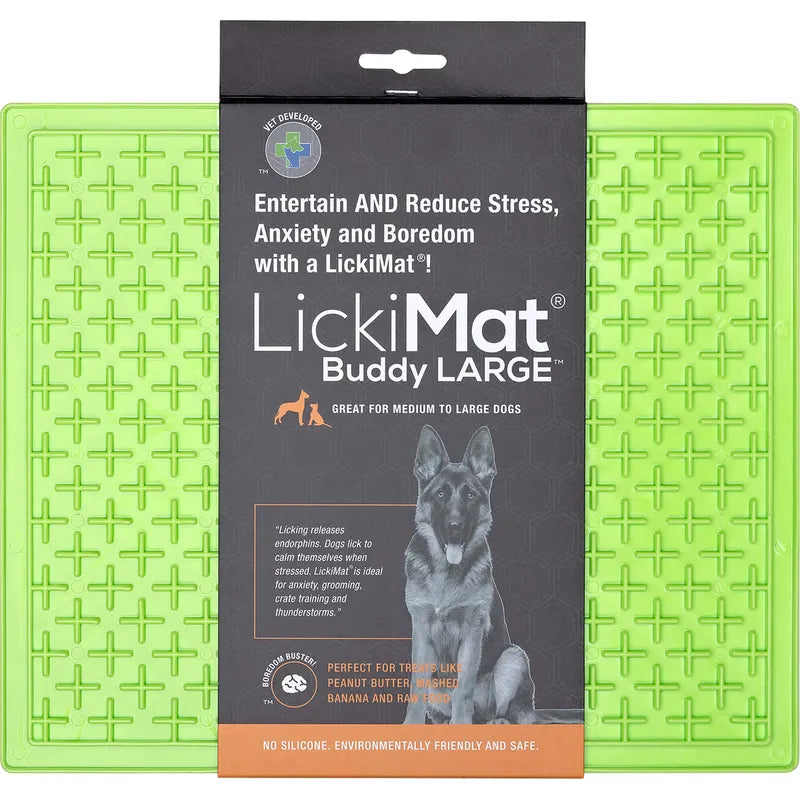 Hundskål Lickimat Buddy Xl Grön 30,5x25,5cm
