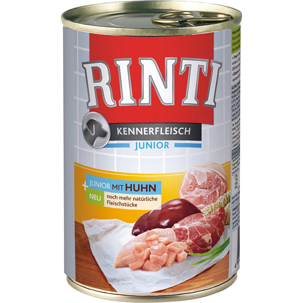 Rinti Kennerfleischjunior Kyckling 400gr Burk
