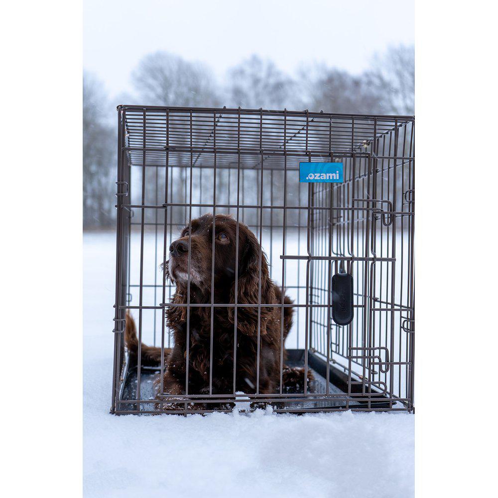 Hundtransportbur Grå/taupe 93x57.5x65cm