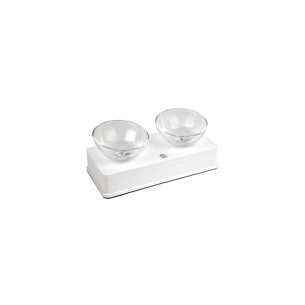 Glasskålar Catit 2x200ml Vit