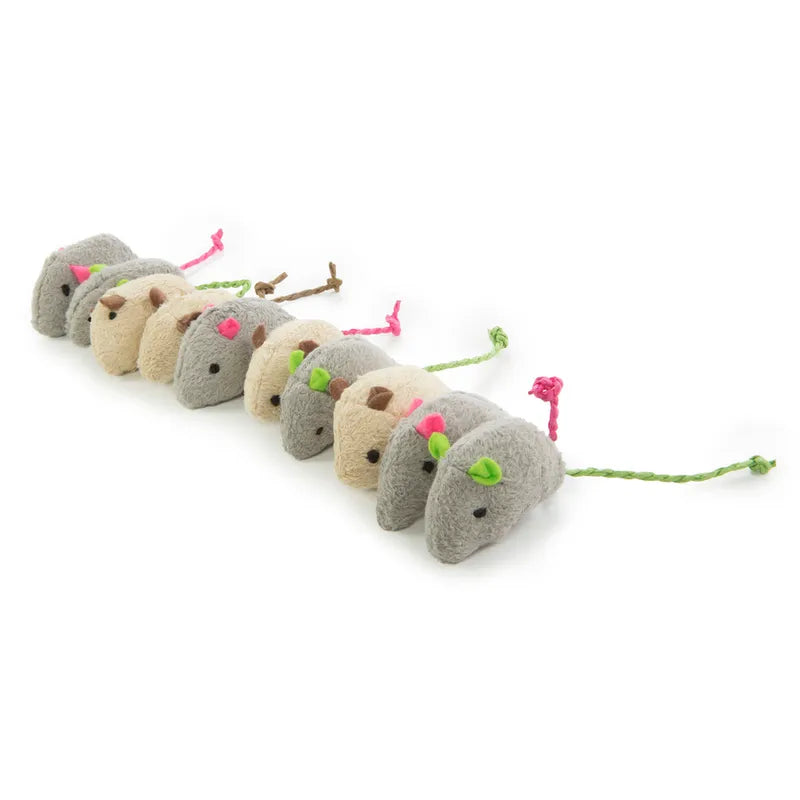 Smartykat Skitter Critters Mice 10st Catnip Value Pack 5x3cm