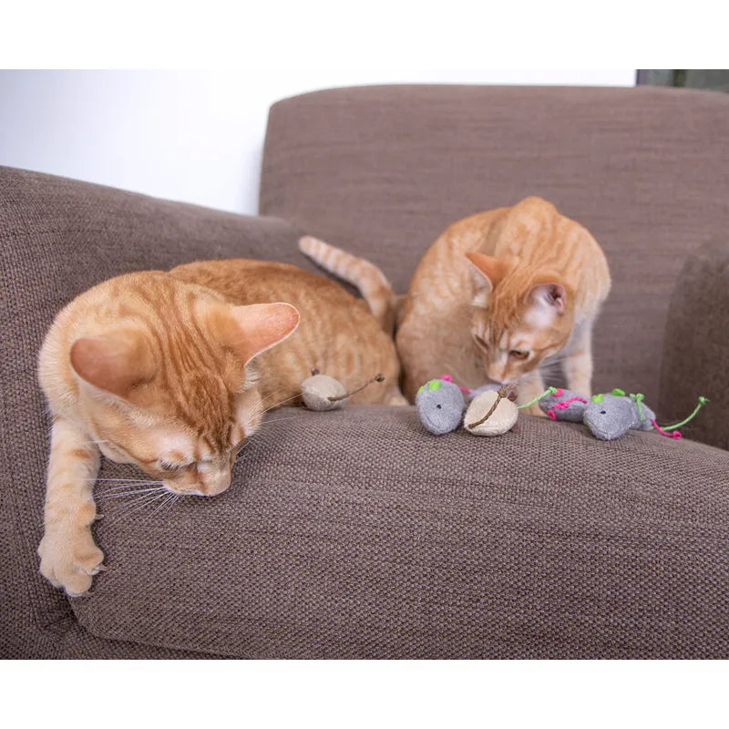Smartykat Skitter Critters Mice 10st Catnip Value Pack 5x3cm