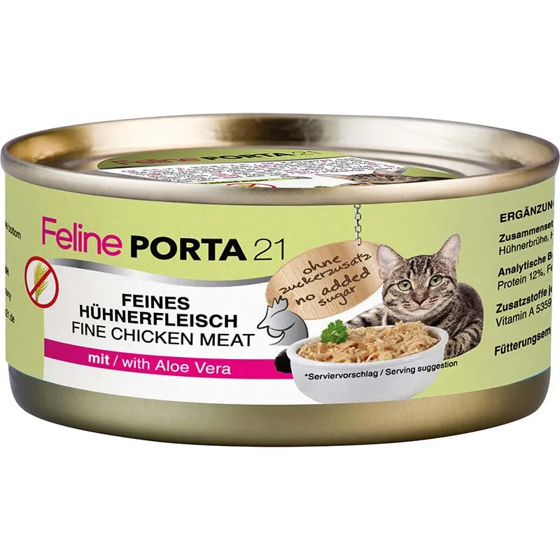Kattfoder Feline Kyckling & Aloe Vera 156gr Burk