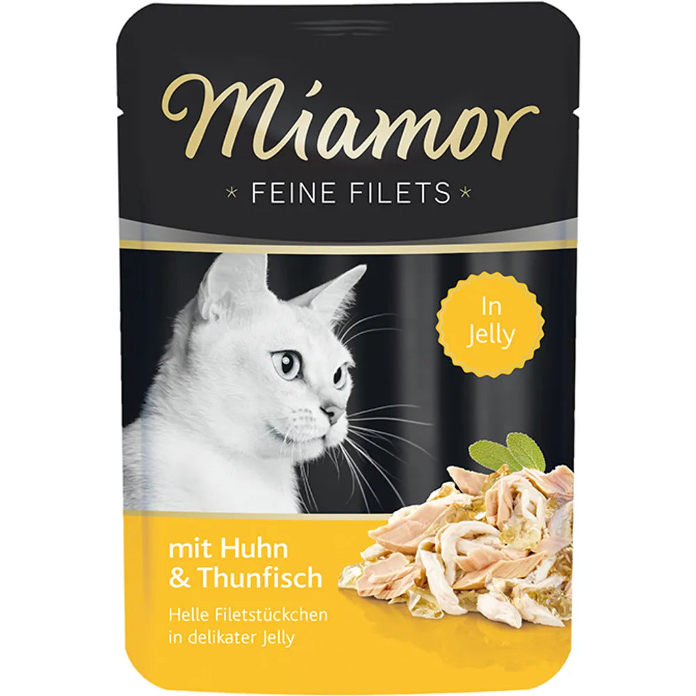 Miamor Feine Filetstonfisk & Kycklingi Gelé 100gr Pouch