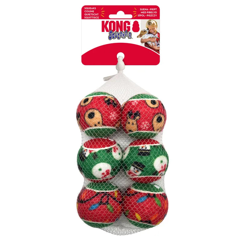 Kong Holiday Squeakair Ball 6
