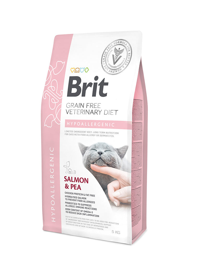 Brit GF Vet Diets Cat Hypoallergenic 5 kg