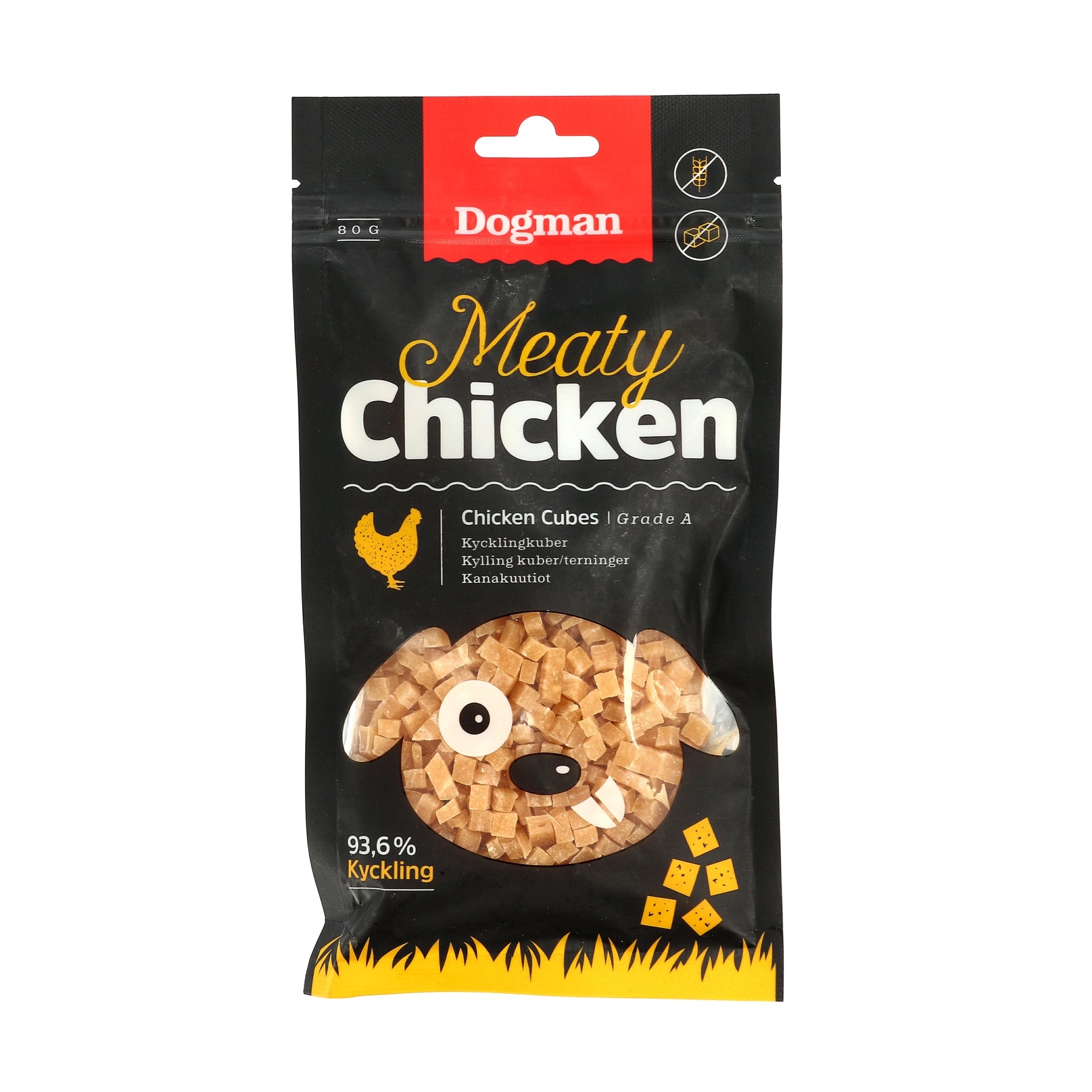 Dogman Meaty Kuber av Kyckling - 80g