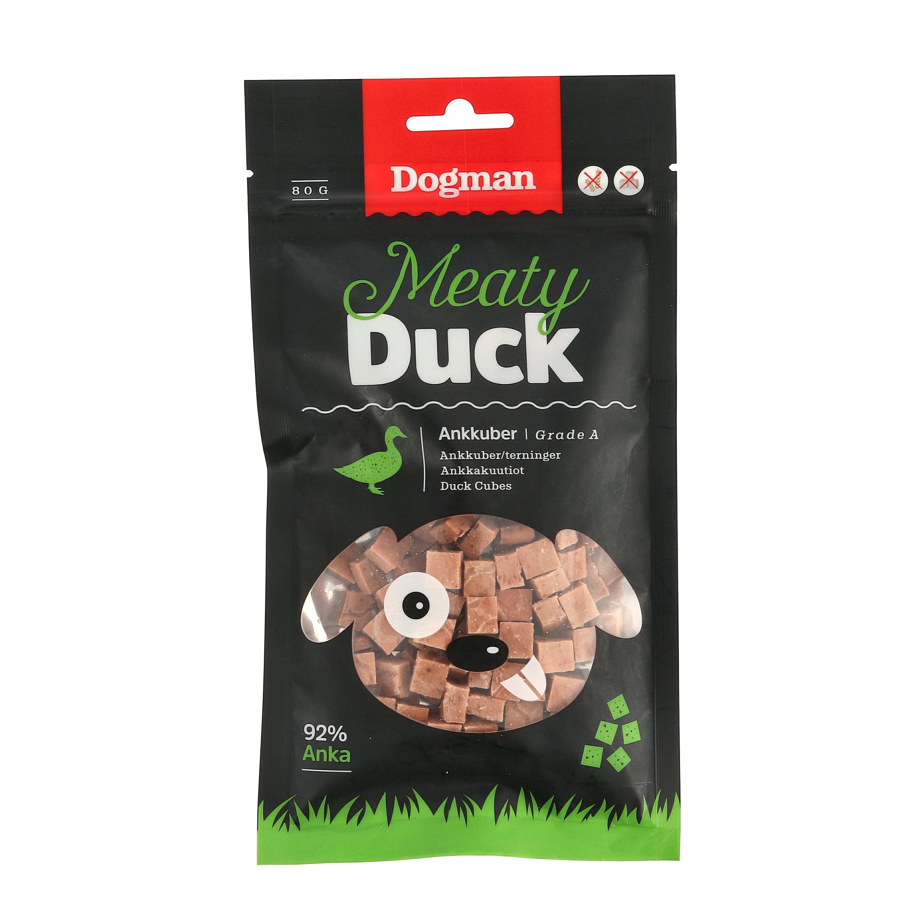 Dogman Meaty Kuber av Anka - 80g