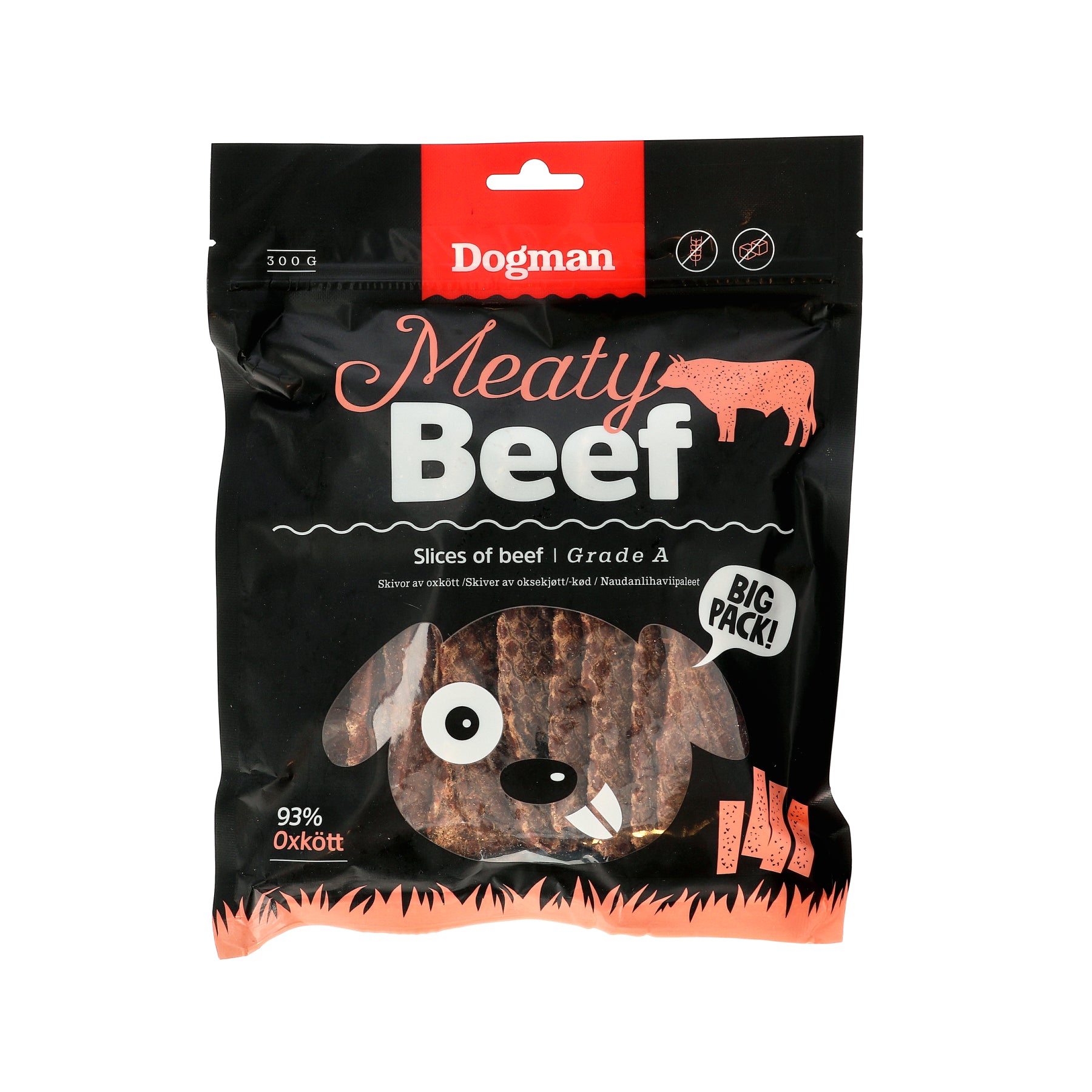 Dogman Meaty Skivor av Oxkött - 300g