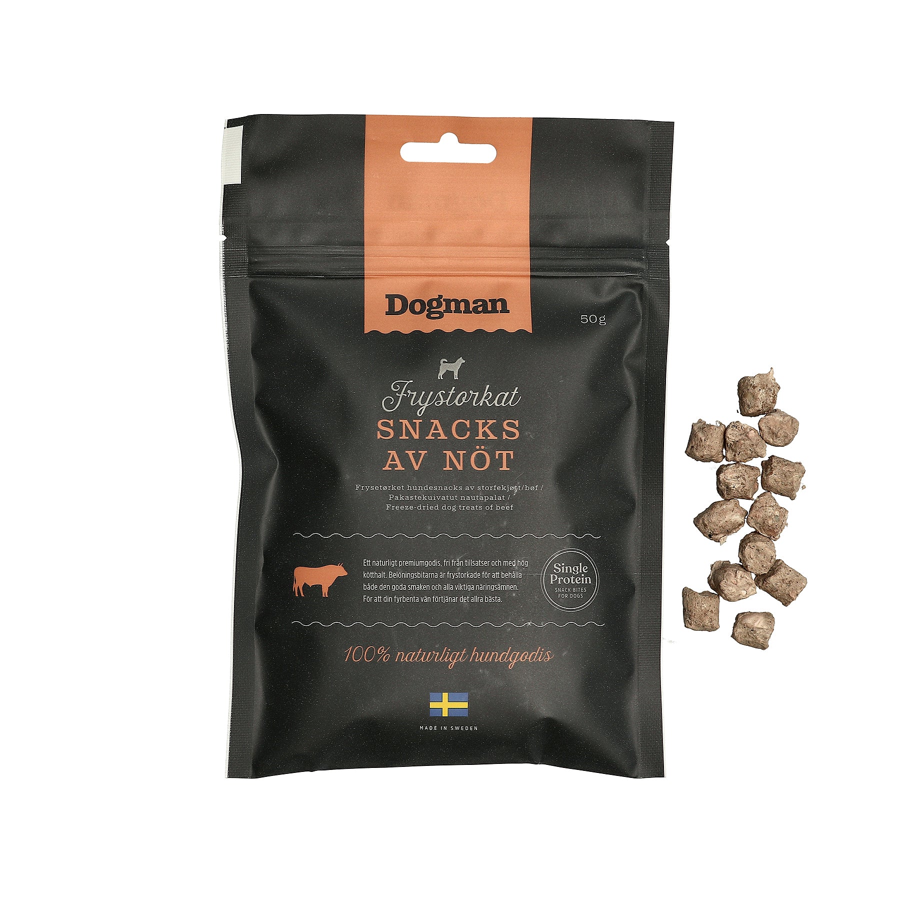 Dogman Frystorkat Snacks av Nöt