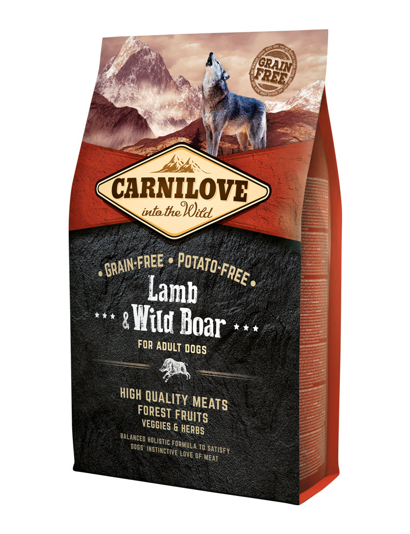 Carnilove Lamb- Wild Boar Adult 4 kg