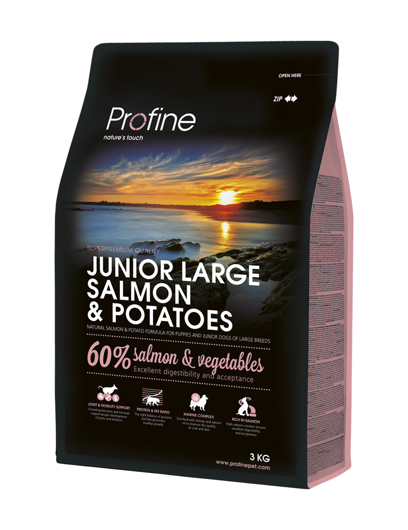 Profine Dog Dry Junior Large Salmon 3 kg