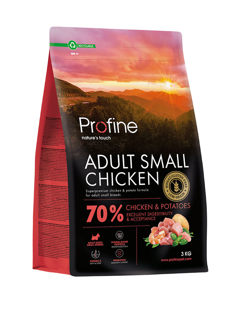 Profine Dog Dry Adult Small Chicken 3 kg