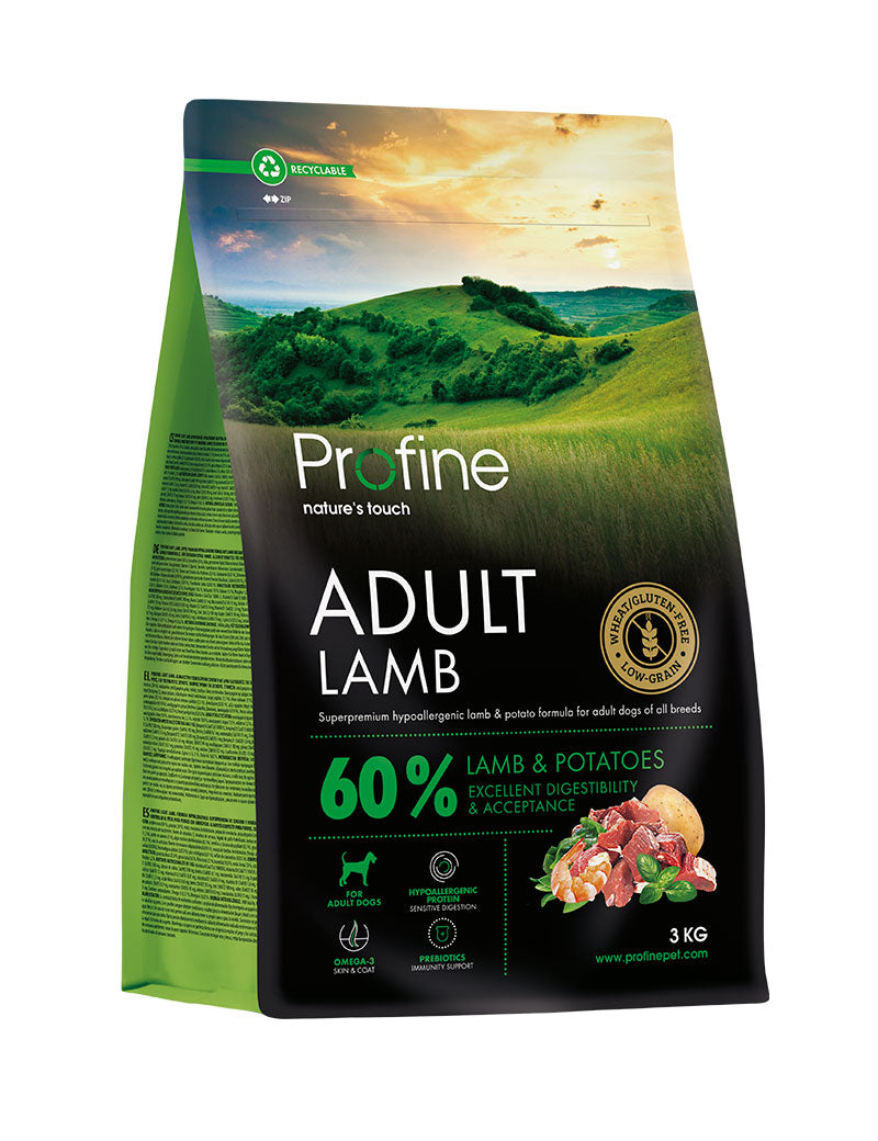 Profine Dog Dry Adult Lamb 3 kg