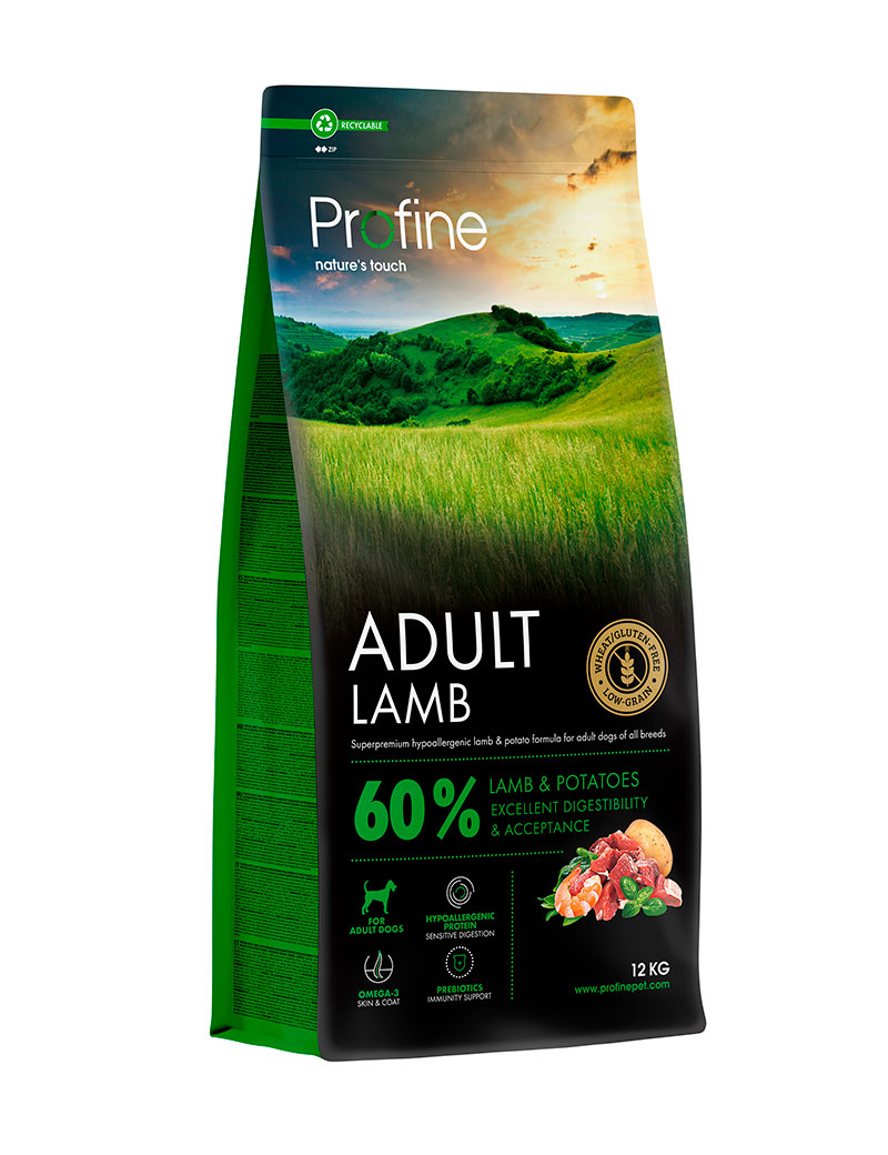 Profine Dog Dry Adult Lamb 12 kg