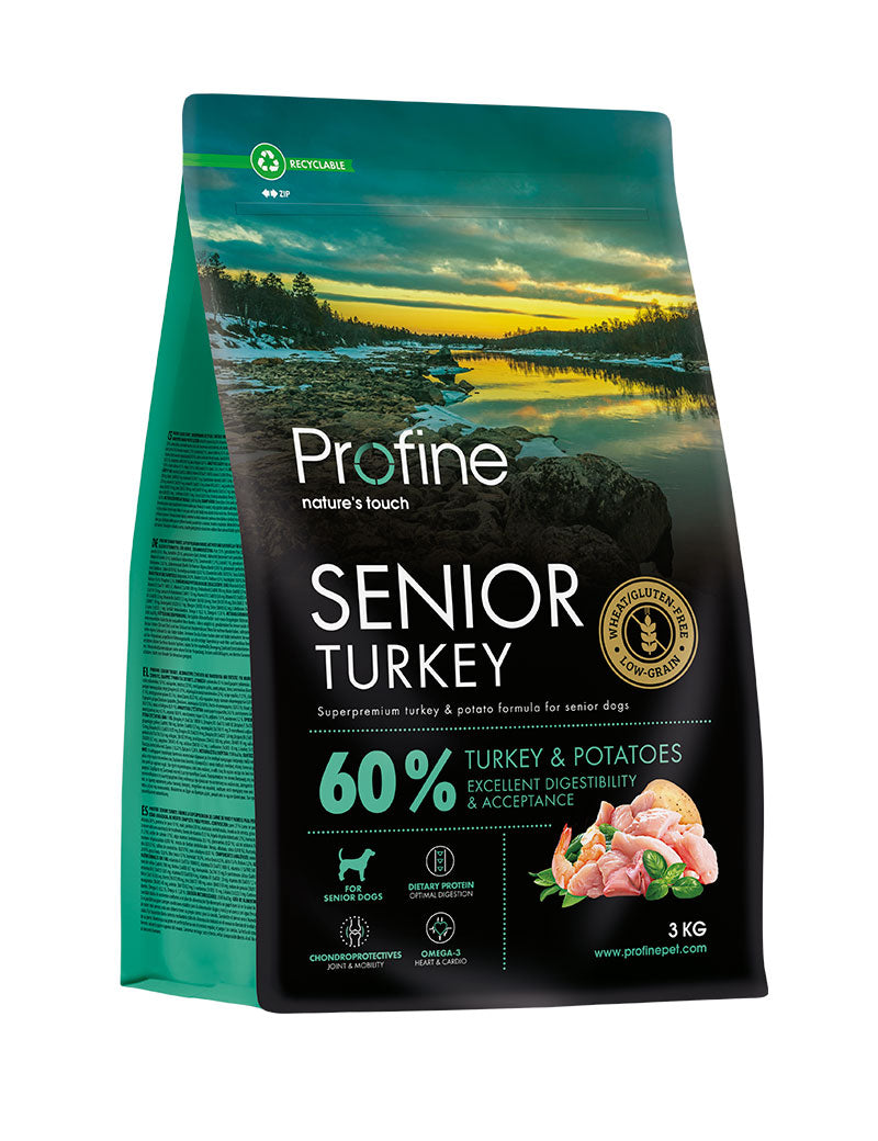 Profine Dog Dry Senior Turkey 3 kg