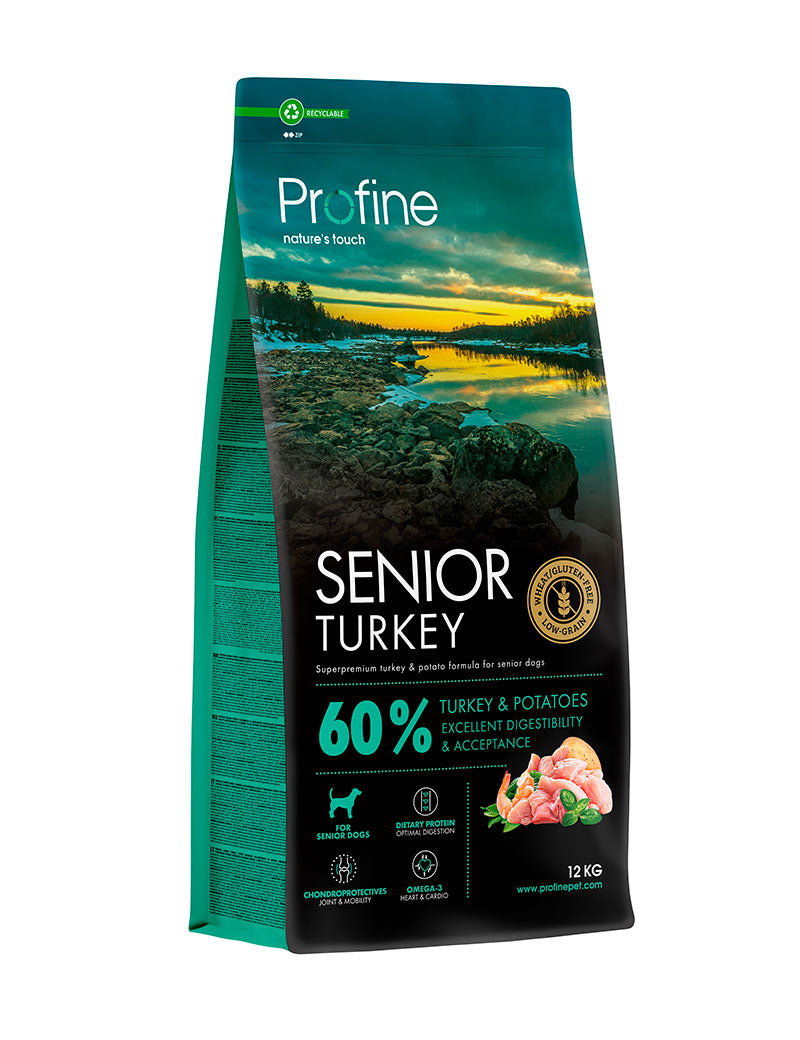 Profine Dog Dry Senior Turkey 12 kg