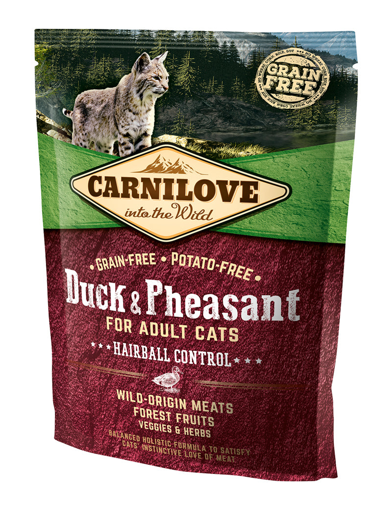 Carnilove Duck-Pheasant Adult -Hairball C. 400 g