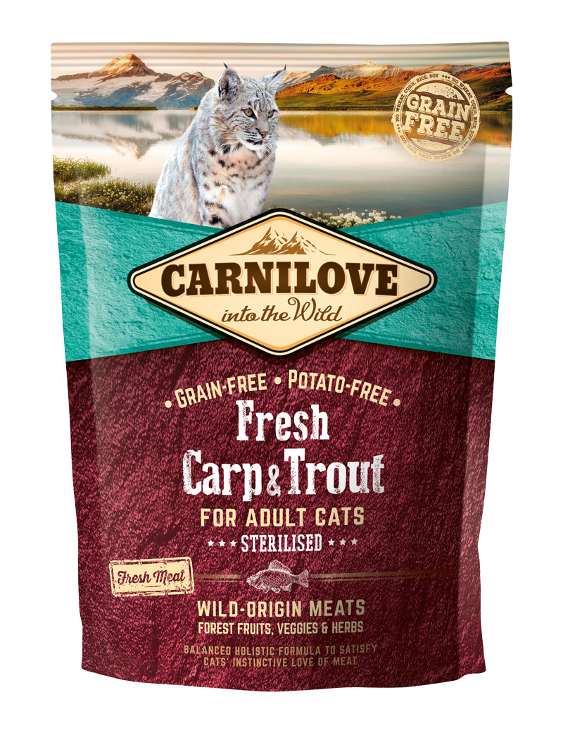 Carnilove Fresh Carp & Trout Steril Adul cat 400 g