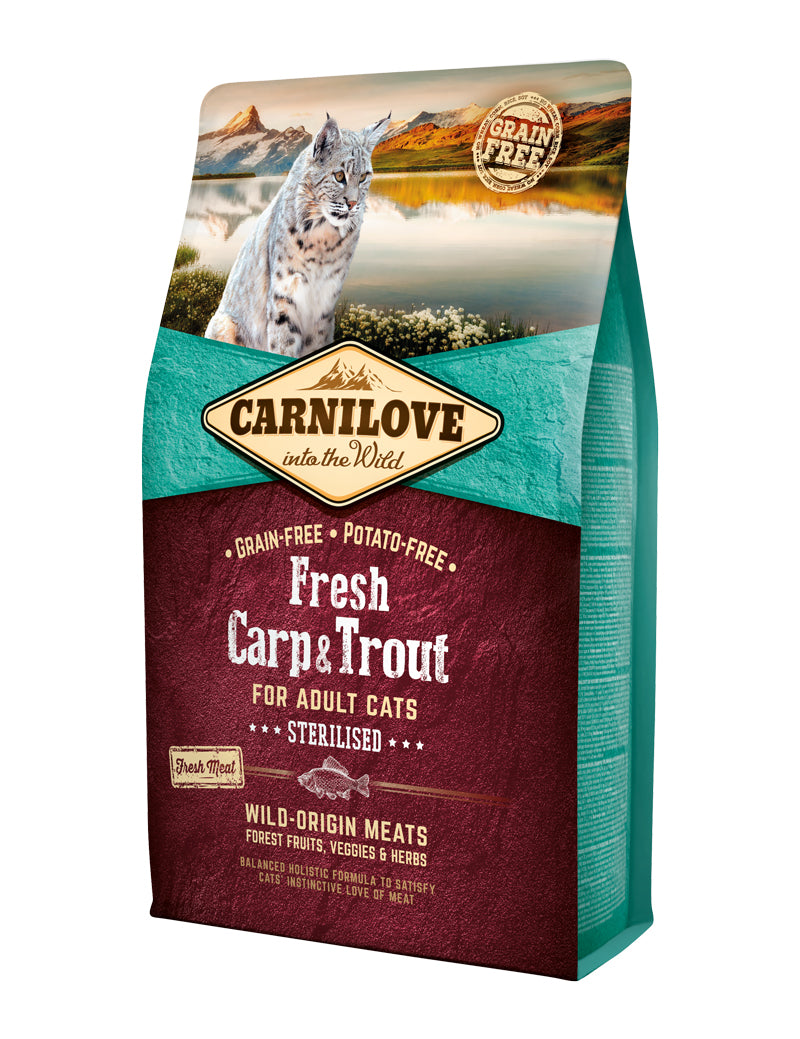 Carnilove Fresh Carp & Trout Steril Adult cat 2 kg