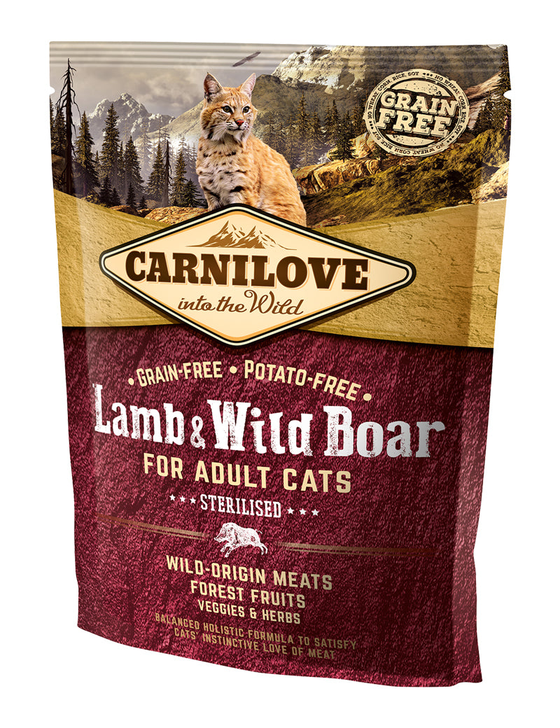 Carnilove Lamb-Wild Boar Adult - Sterilised 400 g