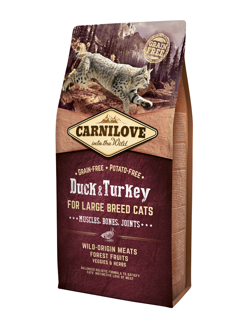 Carnilove Duck-Turkey Large B. -Musc-Bon-Jo. 6 kg