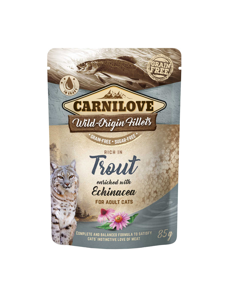 Carnilove Cat Pouch Trout enriched w Echinace 85 g