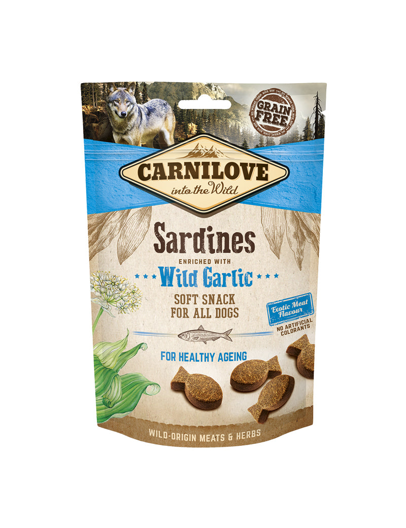 Carnilove Dog Semi Moist Sardines w Garlic 200 g