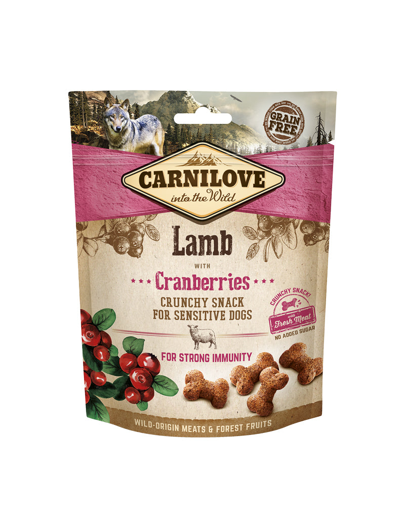 Carnilove Dog Crunchy Snack Lamb Cranberry 200 g