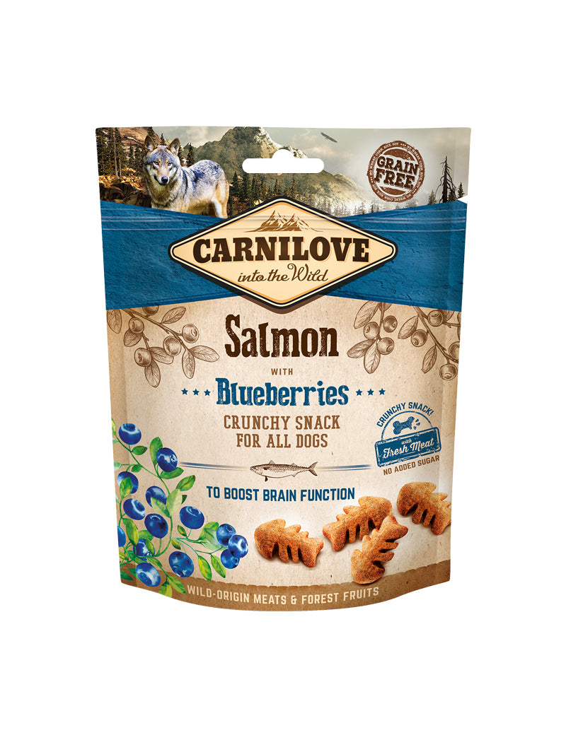 Carnilove Dog Crunchy Snack Salmon Blueberry 200 g