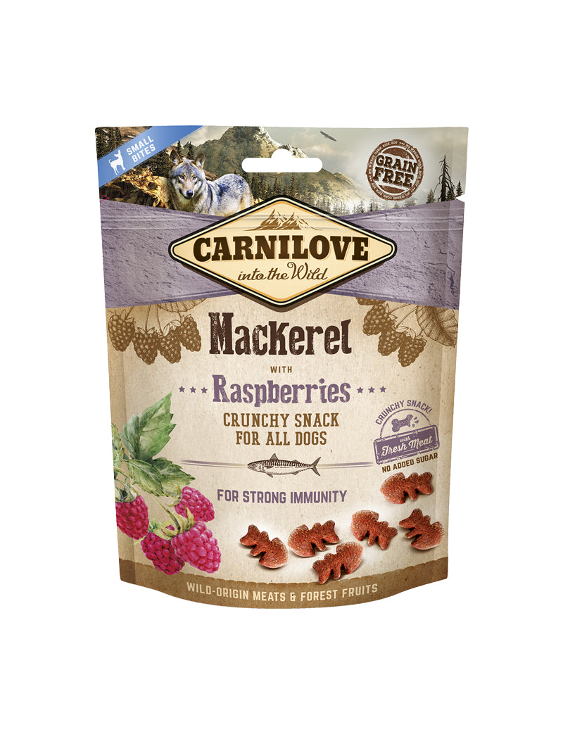 Carnilove Dog Crunchy Snack Mackerel Raspber 200 g