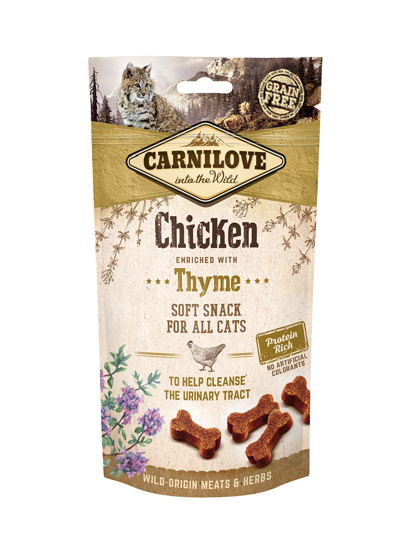 Carnilove Cat Semi Moist Snack Chicken w Thym 50 g