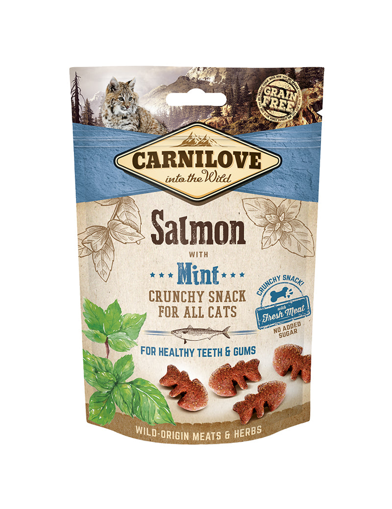 Carnilove Cat Crunchy Snack Salmon with Mint 50 g