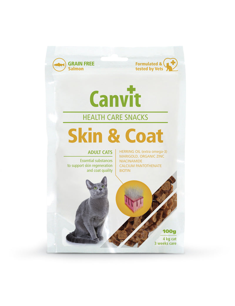 CV Health Care Cat Snack Skin & Coat 100 g