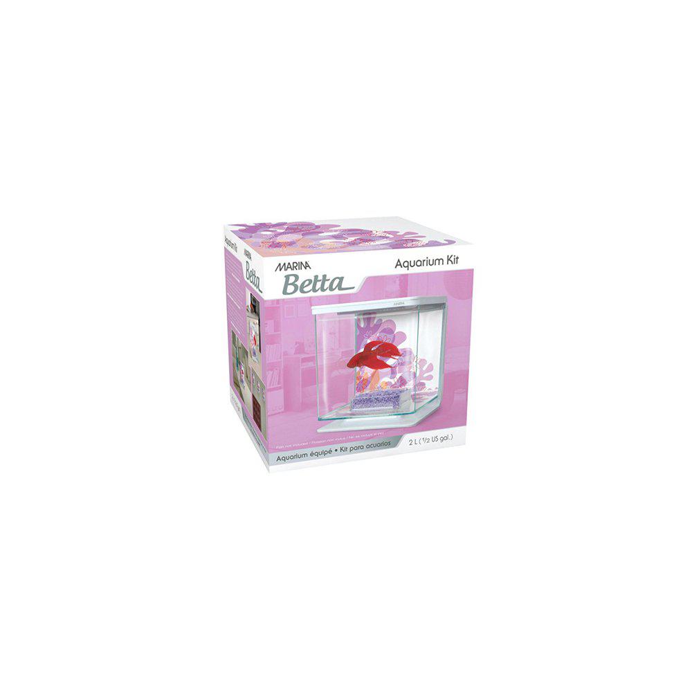 Betta Kit Flower 2lvit Med Bg & Dekoration