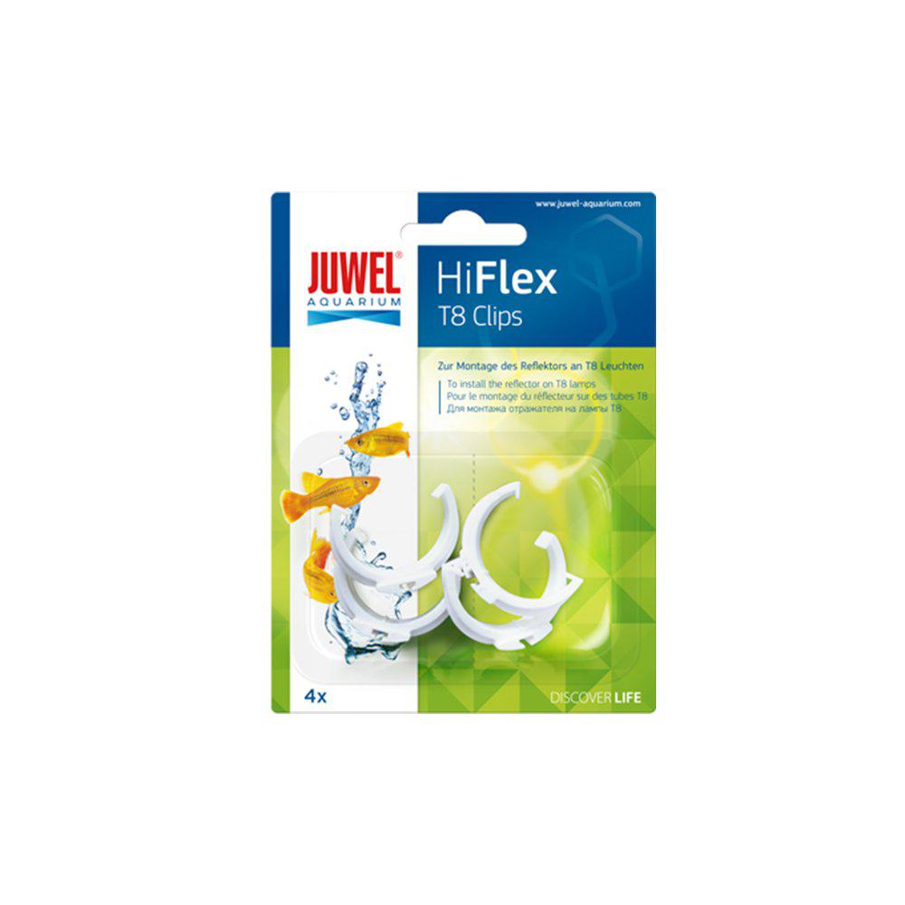 Juwel Reflektorclips Hiflex 4st T8 Plast