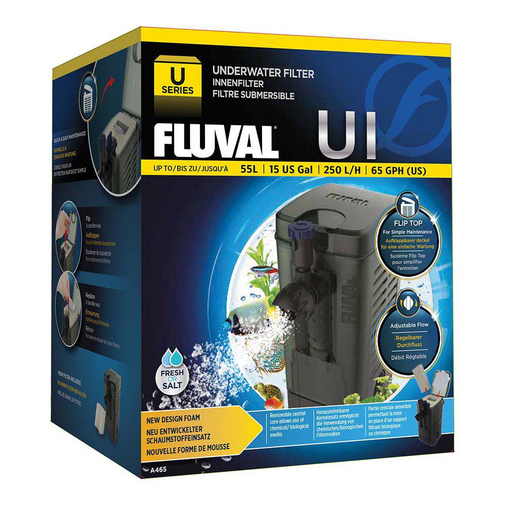 Innerfilter Fluval U1 200l/h För Akv. <45l