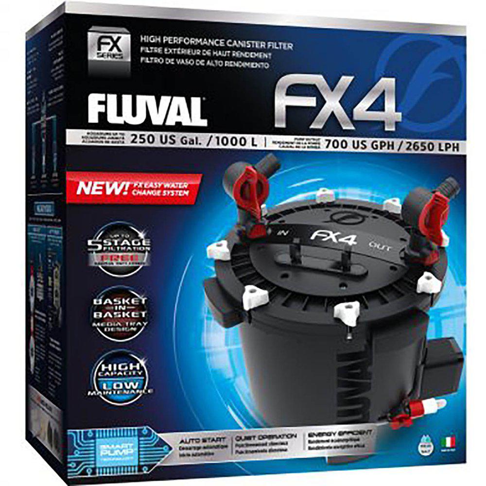 Ytterfilter Fluval Fx4 2650l/h 30w För Akv. < 1000l