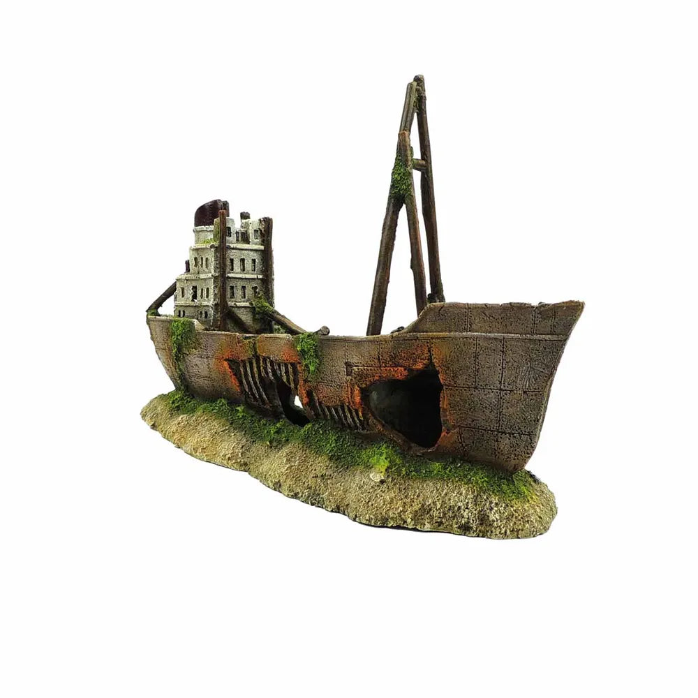 Skeppsvrak 32x12x19,5cm