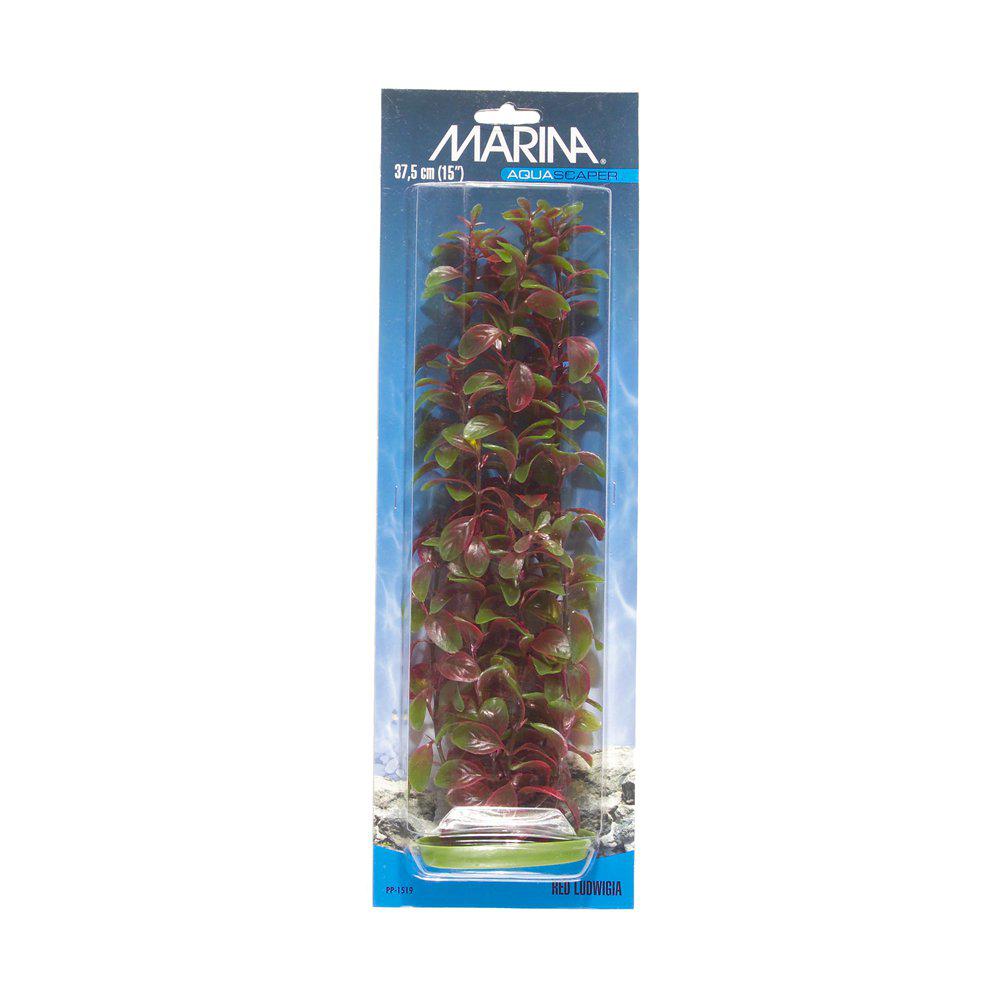 Plastväxt Röd Ludwigia 38cm