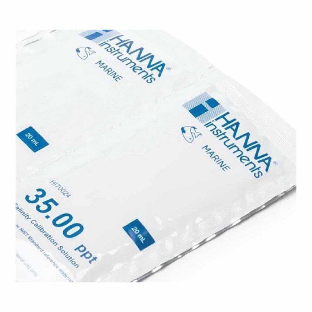 Hanna Salinity Solution 35 Ppt Sachets 25x20ml