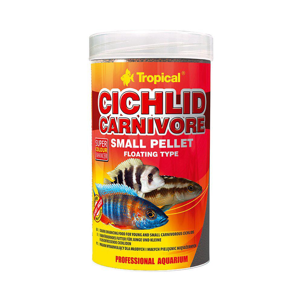 Tropical Cichlid Carnivore Small Pellet250ml/90g