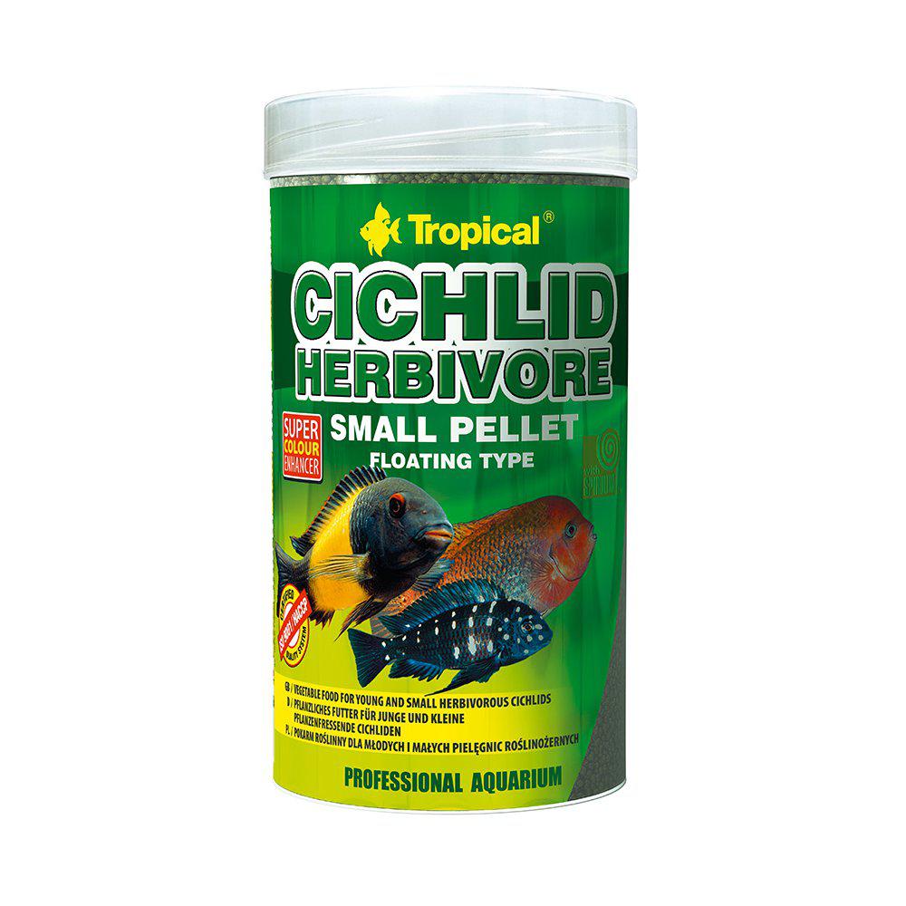 Tropical Cichlid Herbivore Small Pellet250ml/90g