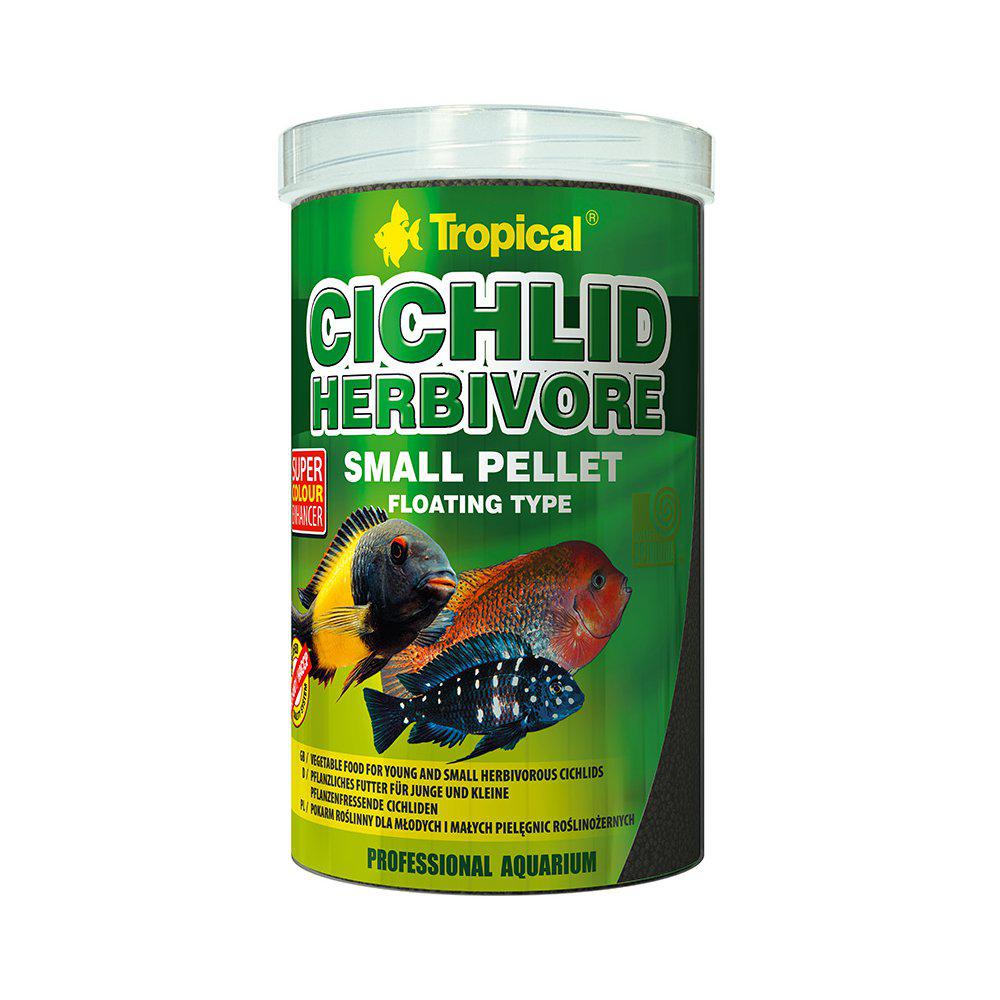 Tropical Cichlid Herbivore Small Pellet1000ml/360g