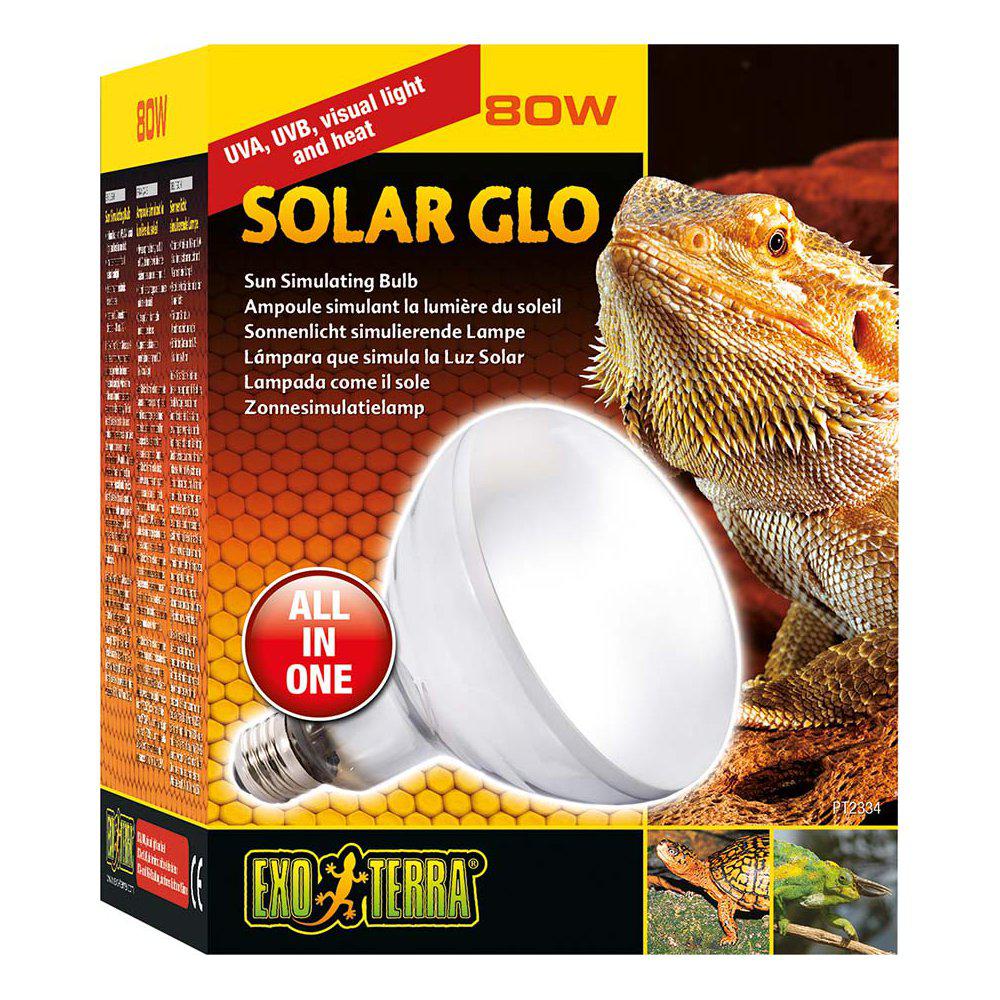 Solar Glo 80w Uva/uvb Värme & Solljus E27 Exoterra