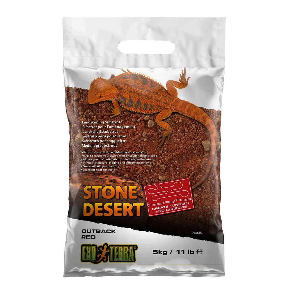 Stone Dessert Röd 5kg Grävsubstrat Exoterra