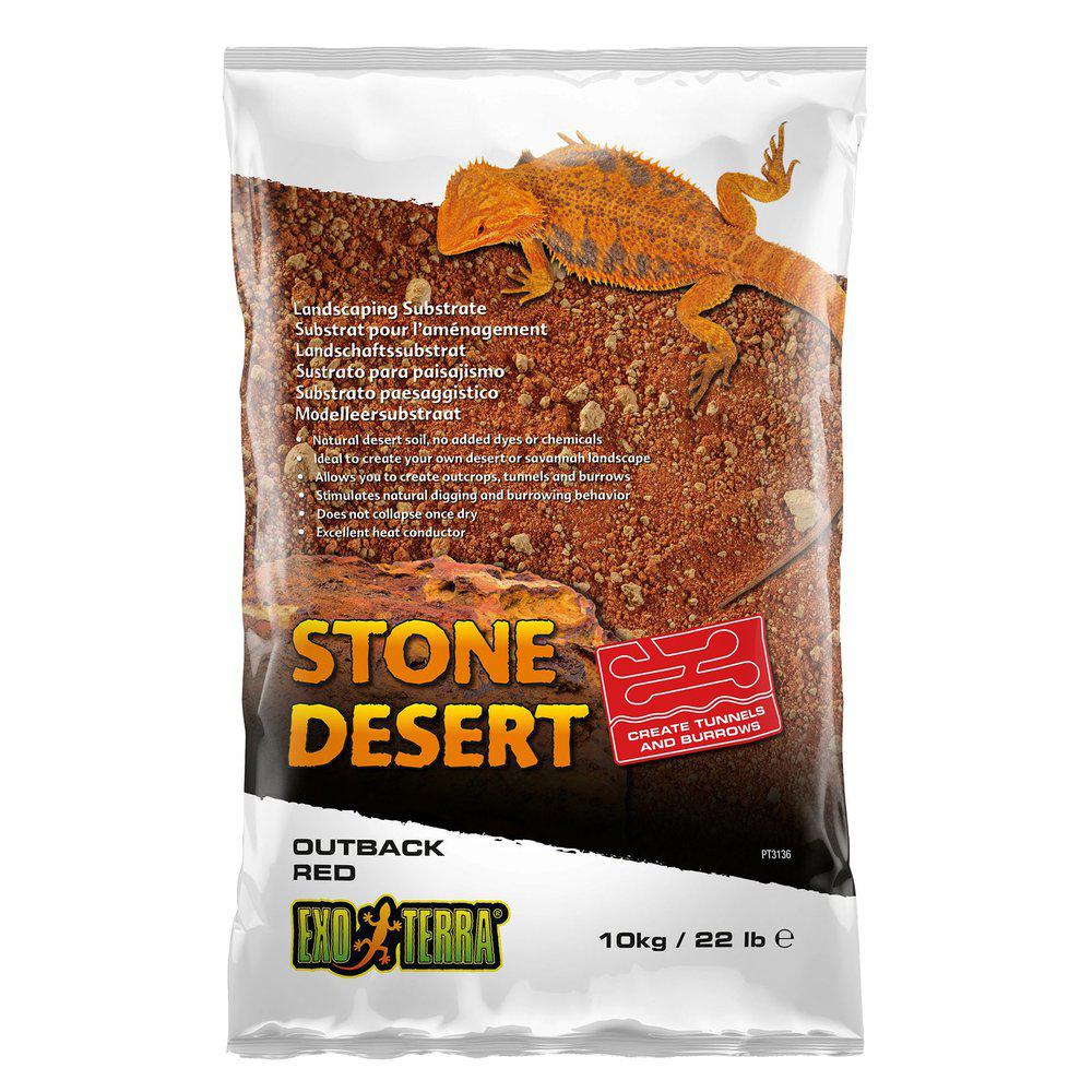 Stone Dessert Röd 10kg Grävsubstrat Exoterra