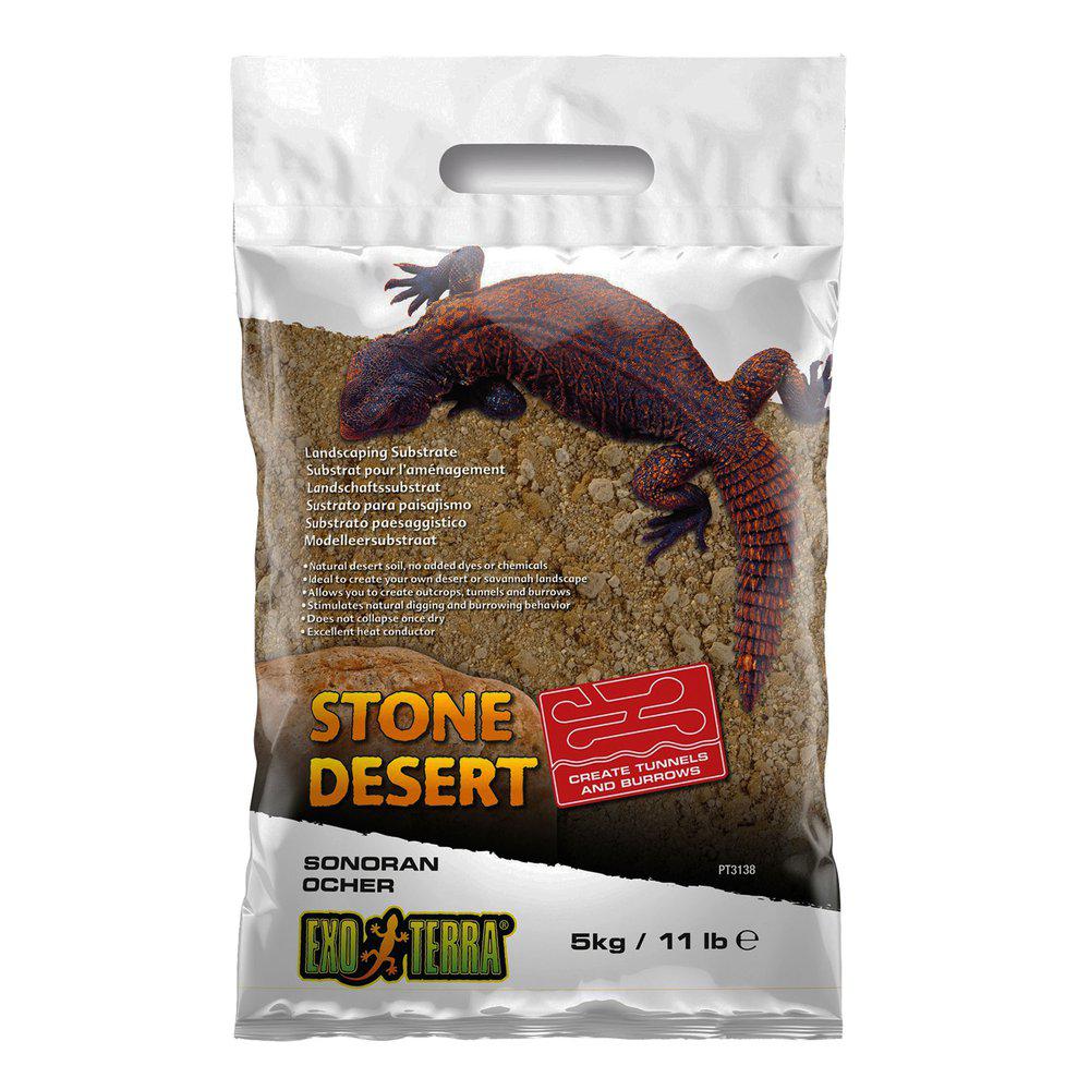 Stone Dessert Ockra5kg Grävsubstrat Exoterra